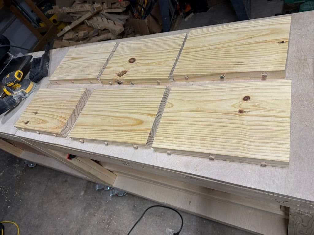Dark Walnut Floating Shelves